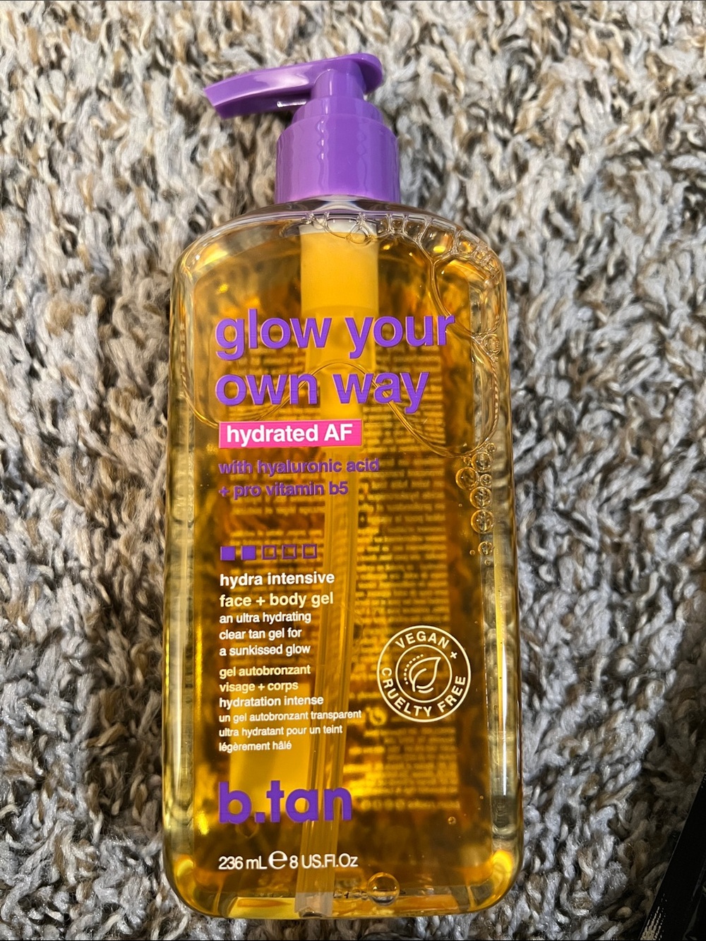 B. Tan glow your own way tan gel and tan back applicator Brand New! - Picture 4 of 8